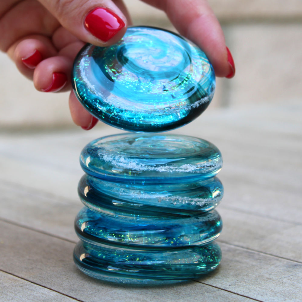 Living Glass Touchstones for Pets