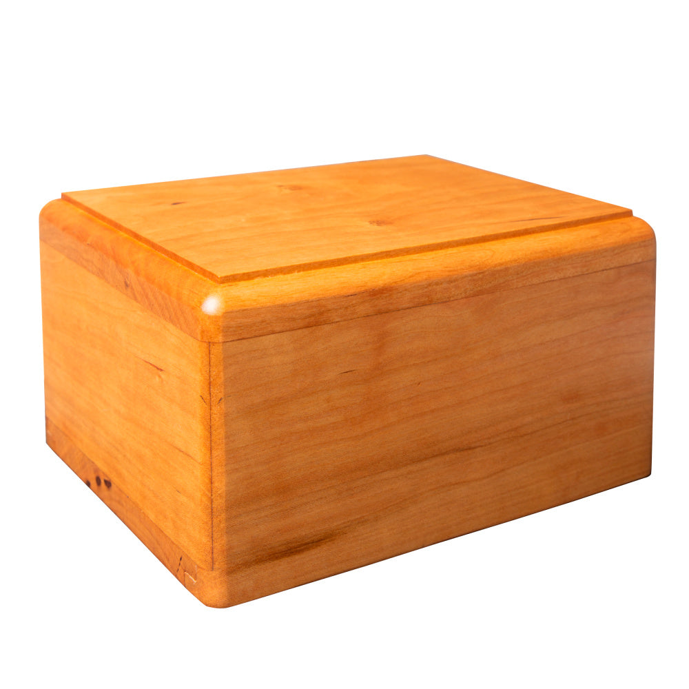 Telluride Solid Cherry Wood Pet Urn