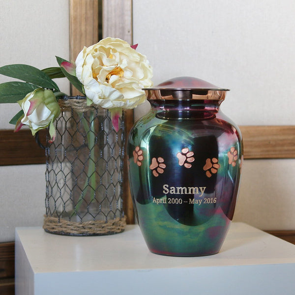 Classic Raku Pet Urn