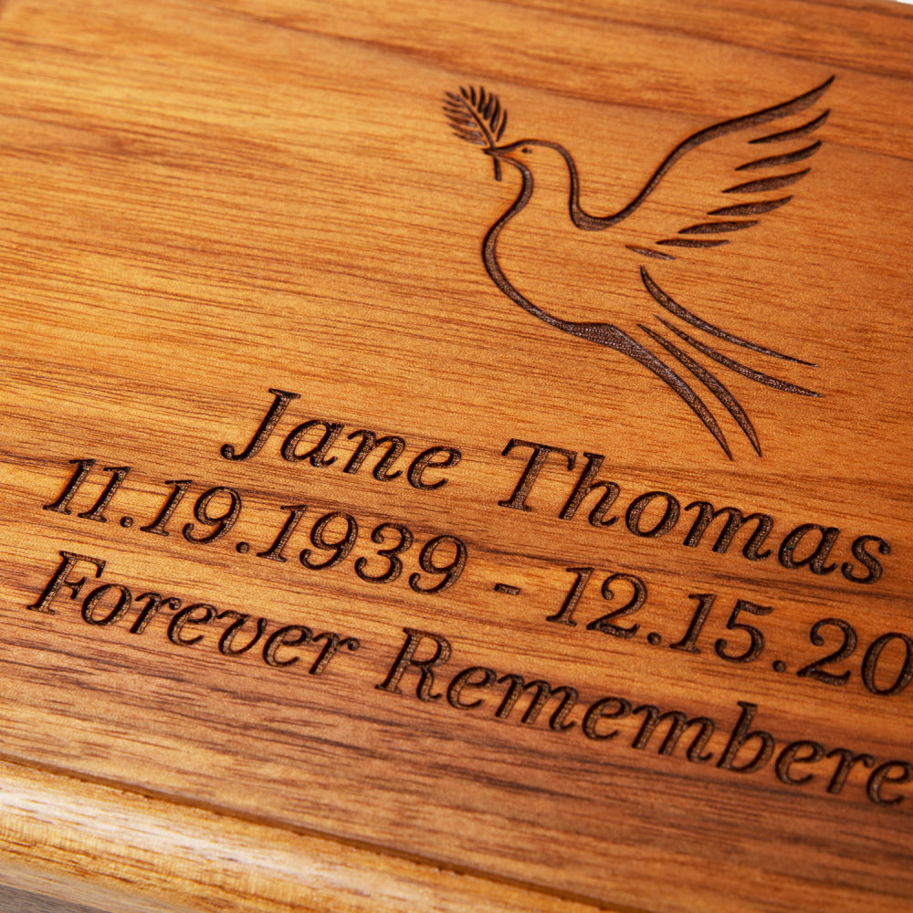 Glenwood Solid Walnut Pet Urn