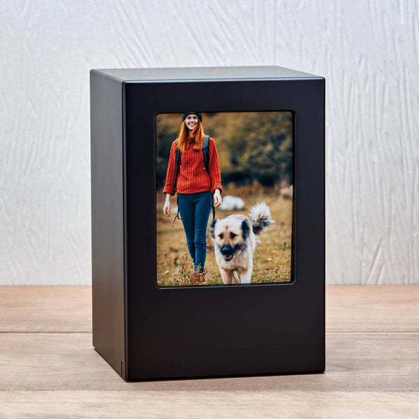 Photo Urn for Pets - Black