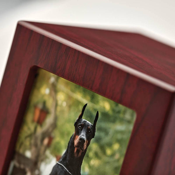 Photo Urn for Pets - Cherry