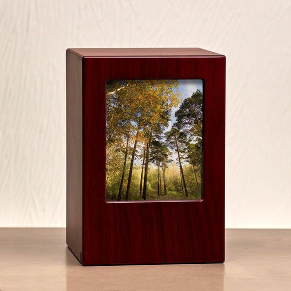 Photo Urn for Pets - Cherry
