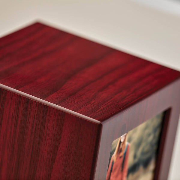 Photo Urn for Pets - Cherry