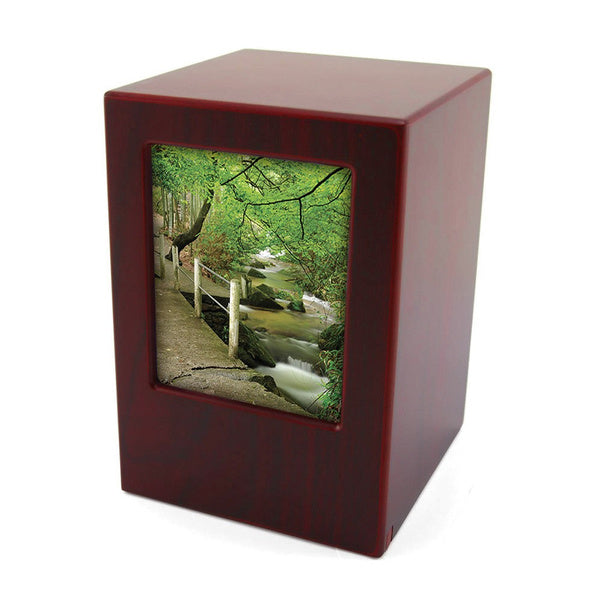 Photo Urn for Pets - Cherry