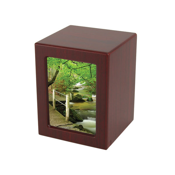 Photo Urn for Pets - Cherry