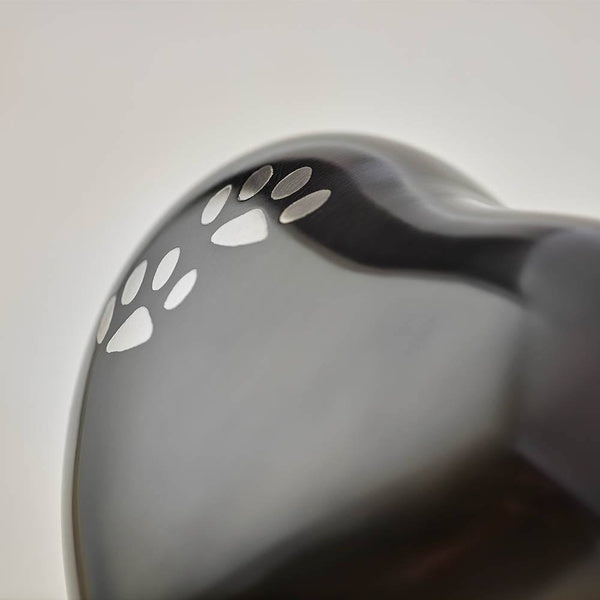 Paw Print Heart Urn